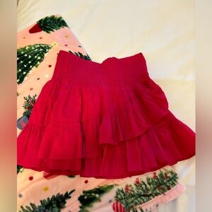 Madison Matthews ruffle skirt